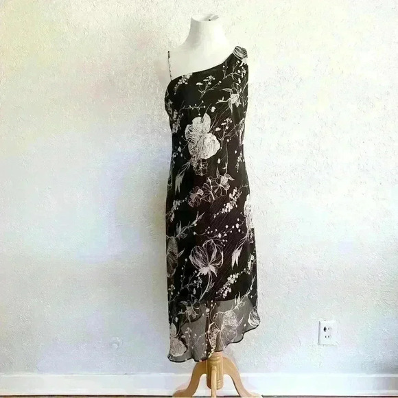 Asymmetrical vintage floral fairy dress size 11‎ - Picture 2 of 14